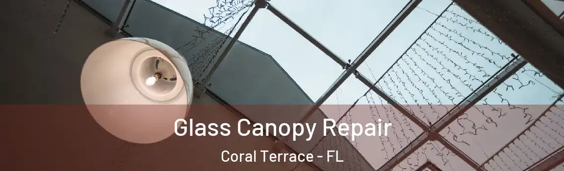 Glass Canopy Repair Coral Terrace - FL