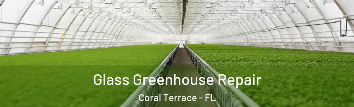 Glass Greenhouse Repair Coral Terrace - FL